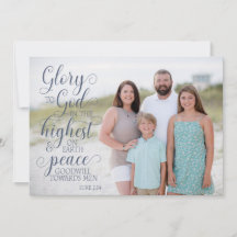 Julkort för kristen text