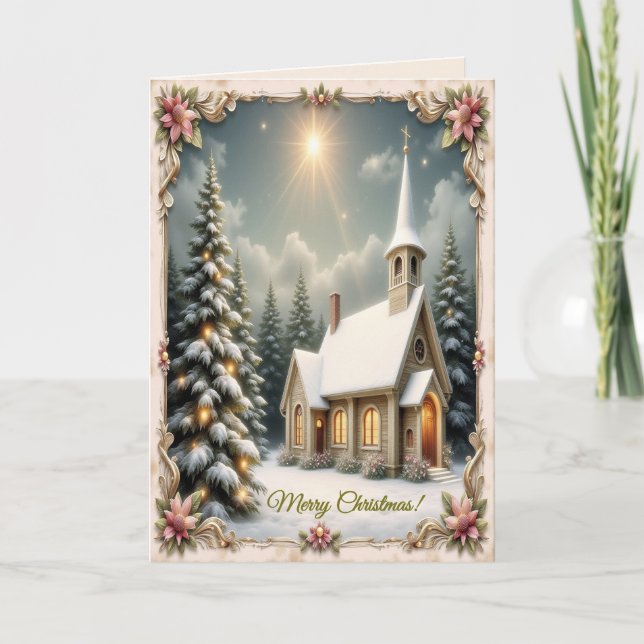 Julkort för kristna helgkort (Framsida)