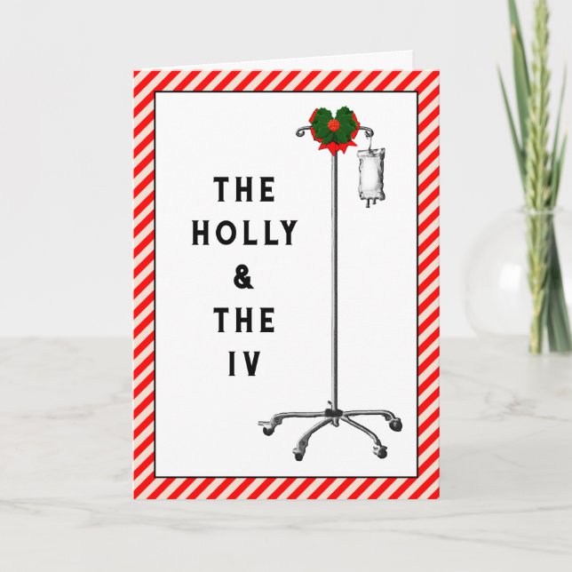 Julkort för läkare och sjukvårdspersonal helgkort (Framsida)