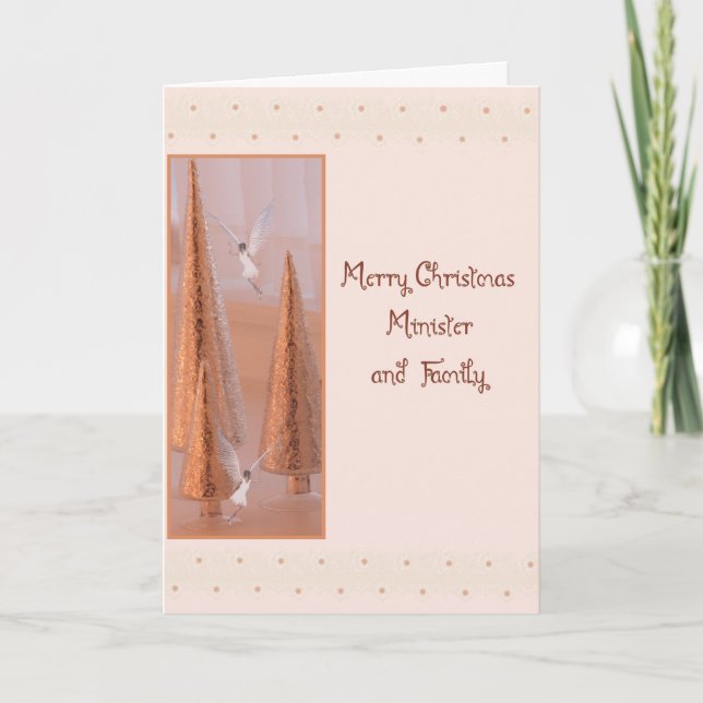 Julkort för minister och familj helgkort (Framsida)