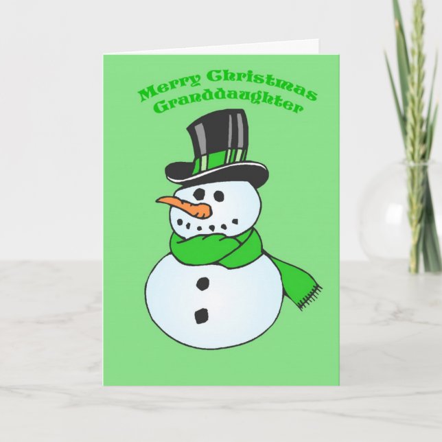 Julkort för mordotter helgkort (Framsida)