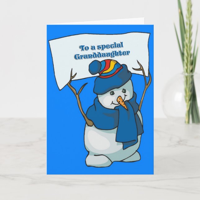 Julkort för mordotter helgkort (Framsida)