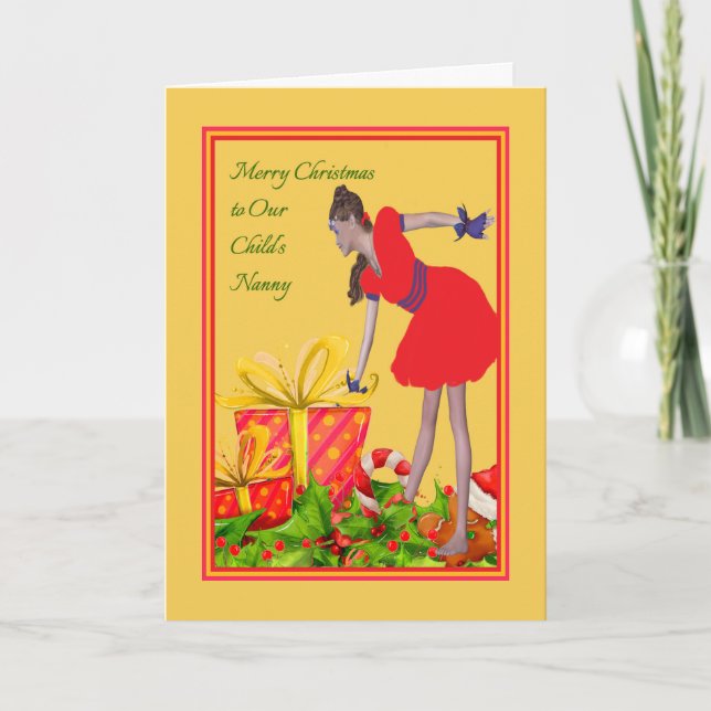 Julkort för Nanny Helgkort (Framsida)