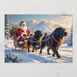 Julkort för Newfoundlandsvänner