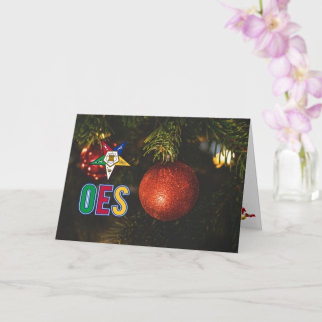 Julkort för Orden för Östra Stjärnan Kort (Orkide)