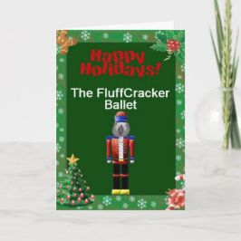 Julkort för papegojaFluffcracker balett Helgkort