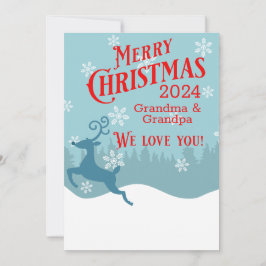 Julkort för Personligen Helgdag Renindeer