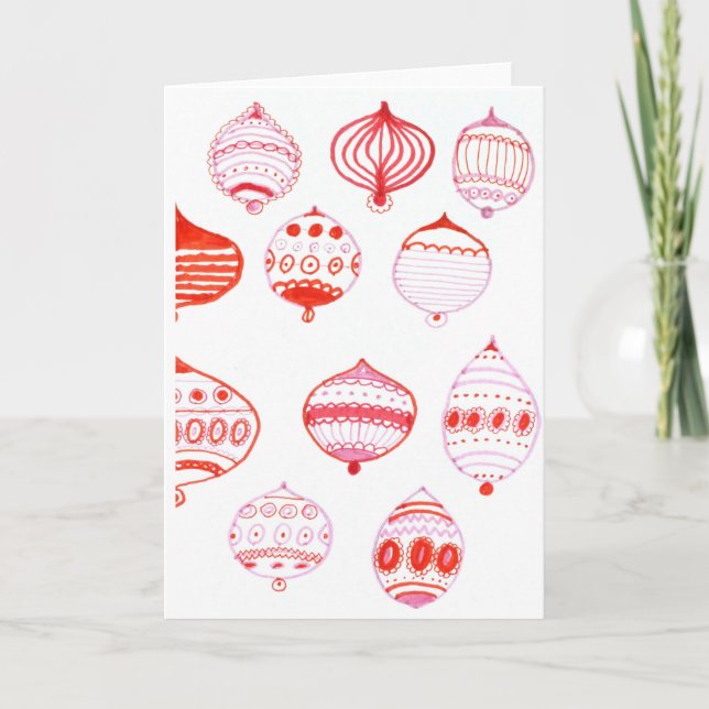 Julkort för prydnadsföremål kort (Framsida)