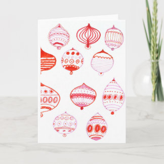 Julkort för prydnadsföremål kort