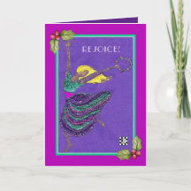 Julkort för Rejoice Dancer