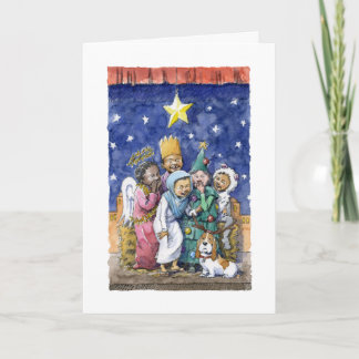 "Julkort för skönhetstävlingen" Helgkort