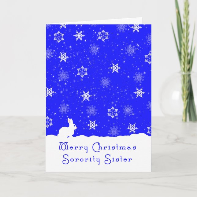 Julkort för sorteringssyster helgkort (Framsida)