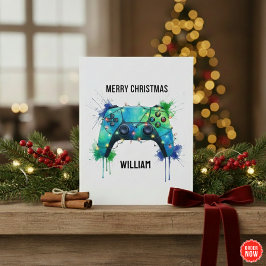 Julkort för spelare med anpassad speldesign