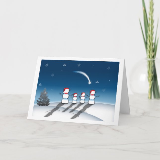 Julkort för Starry Natt Helgkort (Framsida)