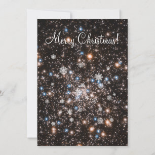 Julkort för Starry Snowy-Anpassadet Inbjudningar