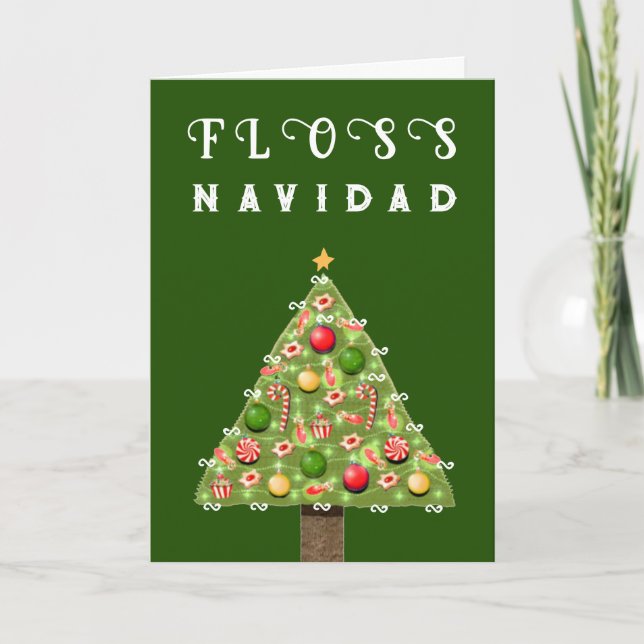 Julkort för tandläkare helgkort (Framsida)