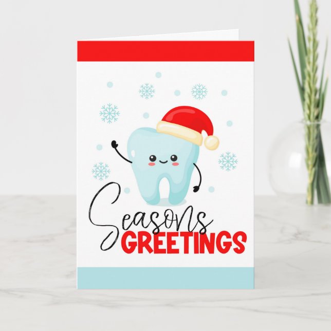 Julkort för tandläkaren helgkort (Framsida)