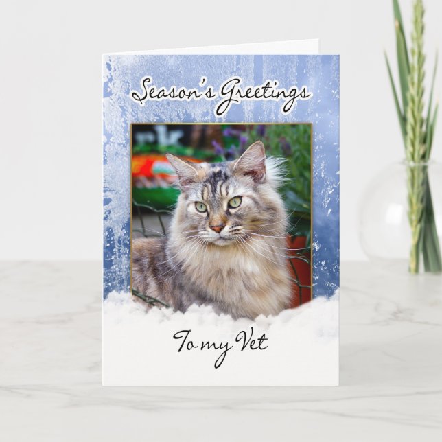 Julkort för Vet - Julkort, Seaso Helgkort (Framsida)