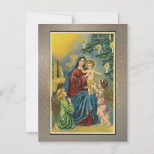 Julkort för vintagens Religiösa Vykort