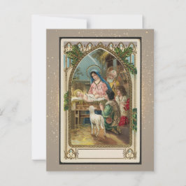 Julkort för vintagens Religiösa Vykort