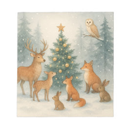 Julkort för Woodland Anteckningsblock