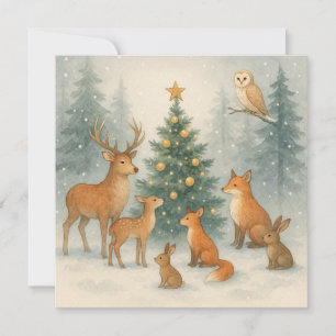 Julkort för Woodland Kort