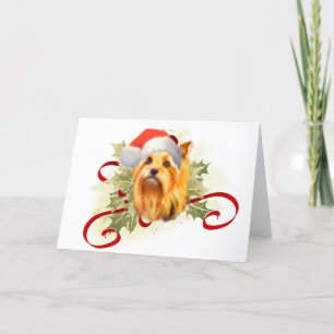 Julkort för Yorkshire Terrier Helgkort