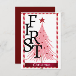 Julkort, första jul