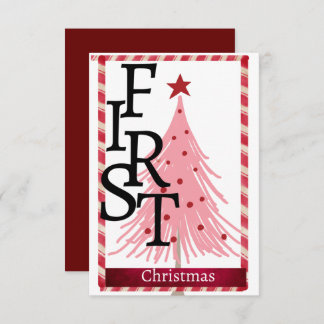 Julkort, första jul