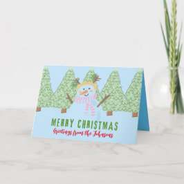 Julkort från familjen, Personligen Meddelande