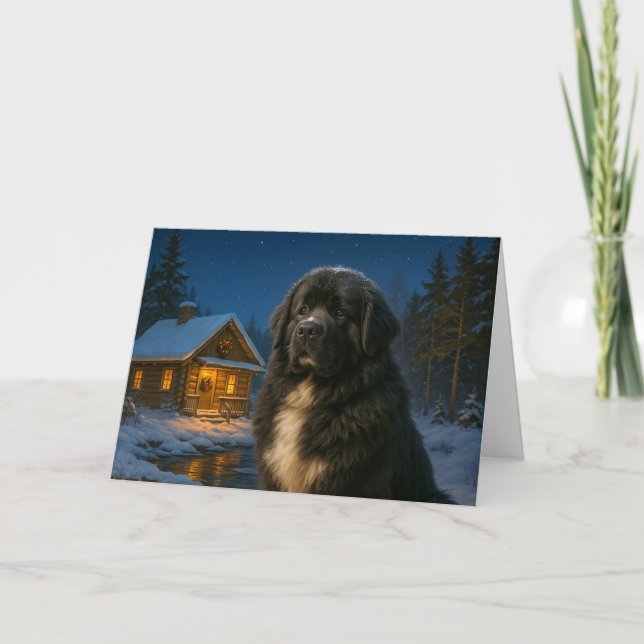 Julkort från Newfoundland Helgkort (Framsida)