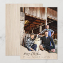 Julkort från Photos Farmer-julkort