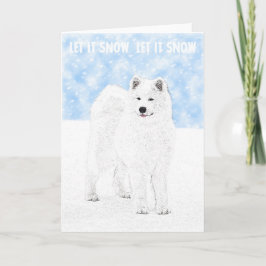 Julkort från Samoyed Helgkort