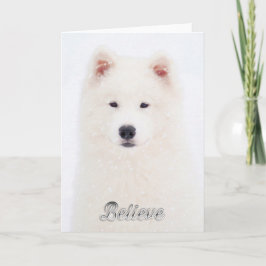 Julkort från Samoyed Helgkort