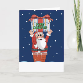 Julkort från Santa Helgkort