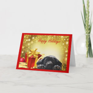 Julkort Gift12 för Labrador Retriever Helgkort
