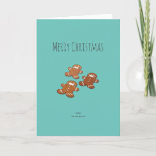 Julkort - Gingerbröd Helgkort