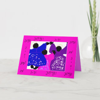 Julkort/glädjeänglar Helgkort