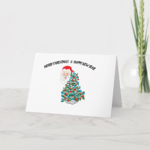 Julkort  GOD JUL & GOTT NYTT ÅR Helgkort