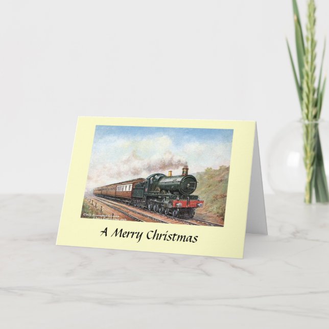 Julkort - GWR Express Tåg Helgkort (Framsida)