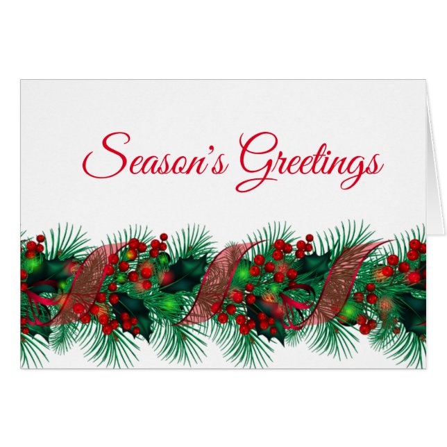 Julkort Hälsningskort (Framsidan Horizontal)