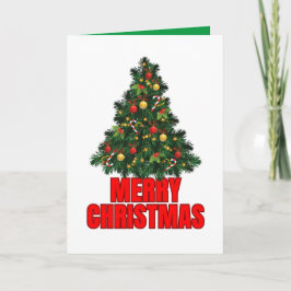 Julkort, hälsningskort för Julgran Inbjudan