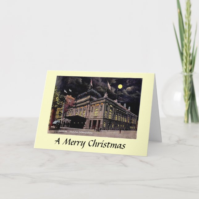 Julkort - Hamburg, Tysklant Helgkort (Framsida)