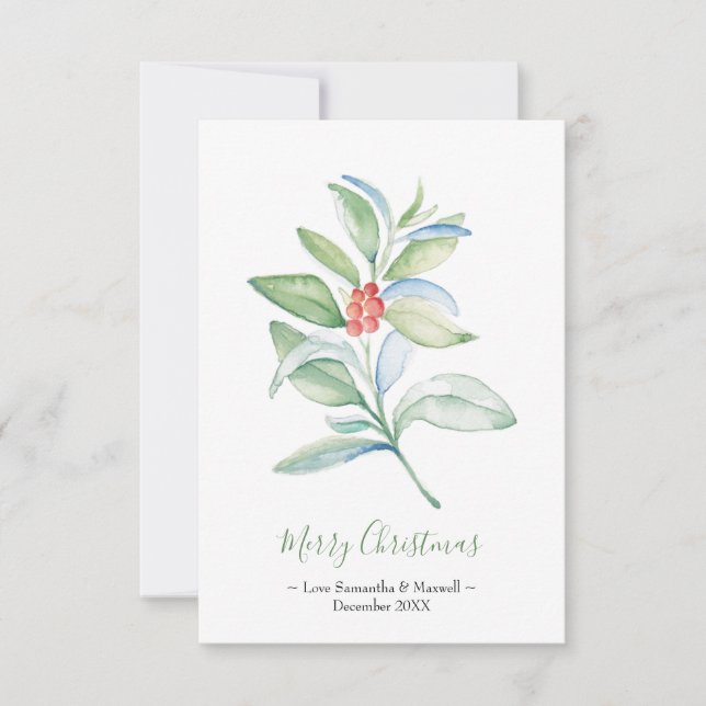 Julkort, Helgdag Card OSA Kort (Framsida)