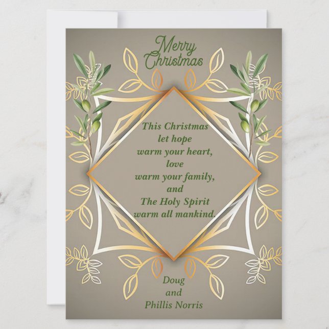 Julkort, Helgdag/jul, 6,5 x 8,7 Julkort (Framsida)