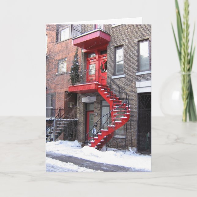 Julkort - Helgdagar i staden Helgkort (Framsida)