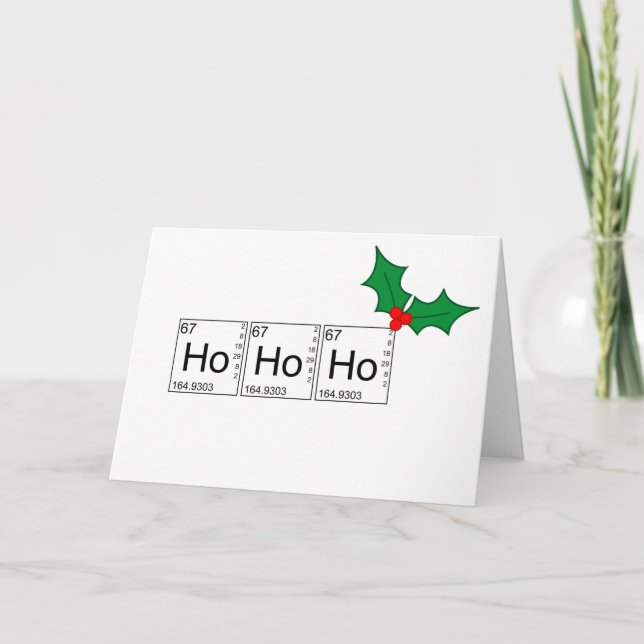 Julkort - Ho Ho Ho Helgkort (Framsida)