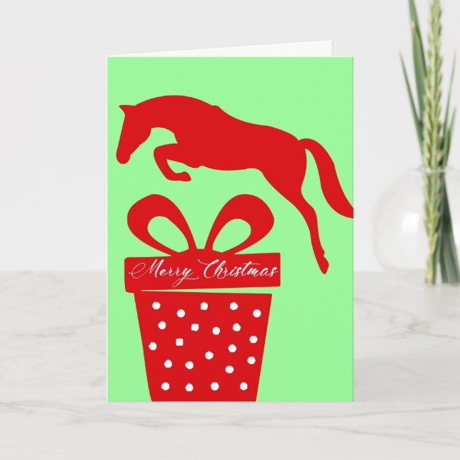 JULKORT HOLIDAY LEAP TACK KORT (Framsida)