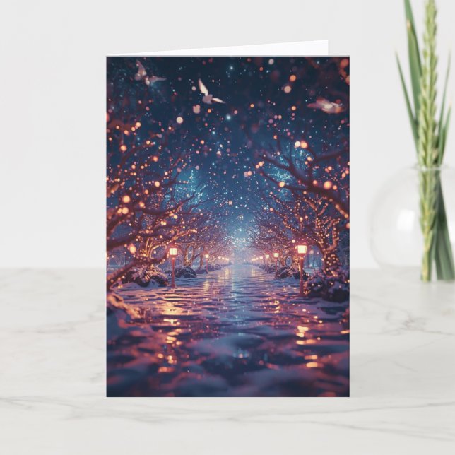 Julkort - hopp och fred kort (Framsida)