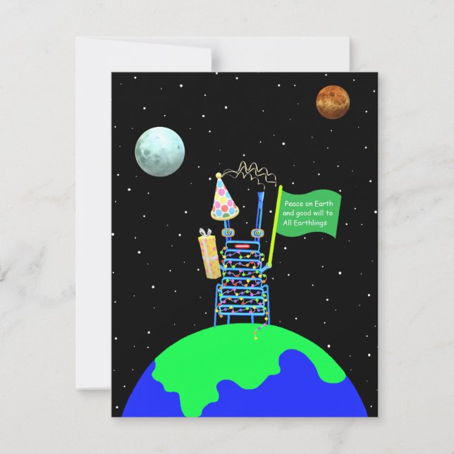 Julkort humoriserat av Jo Bilder (Framsida)